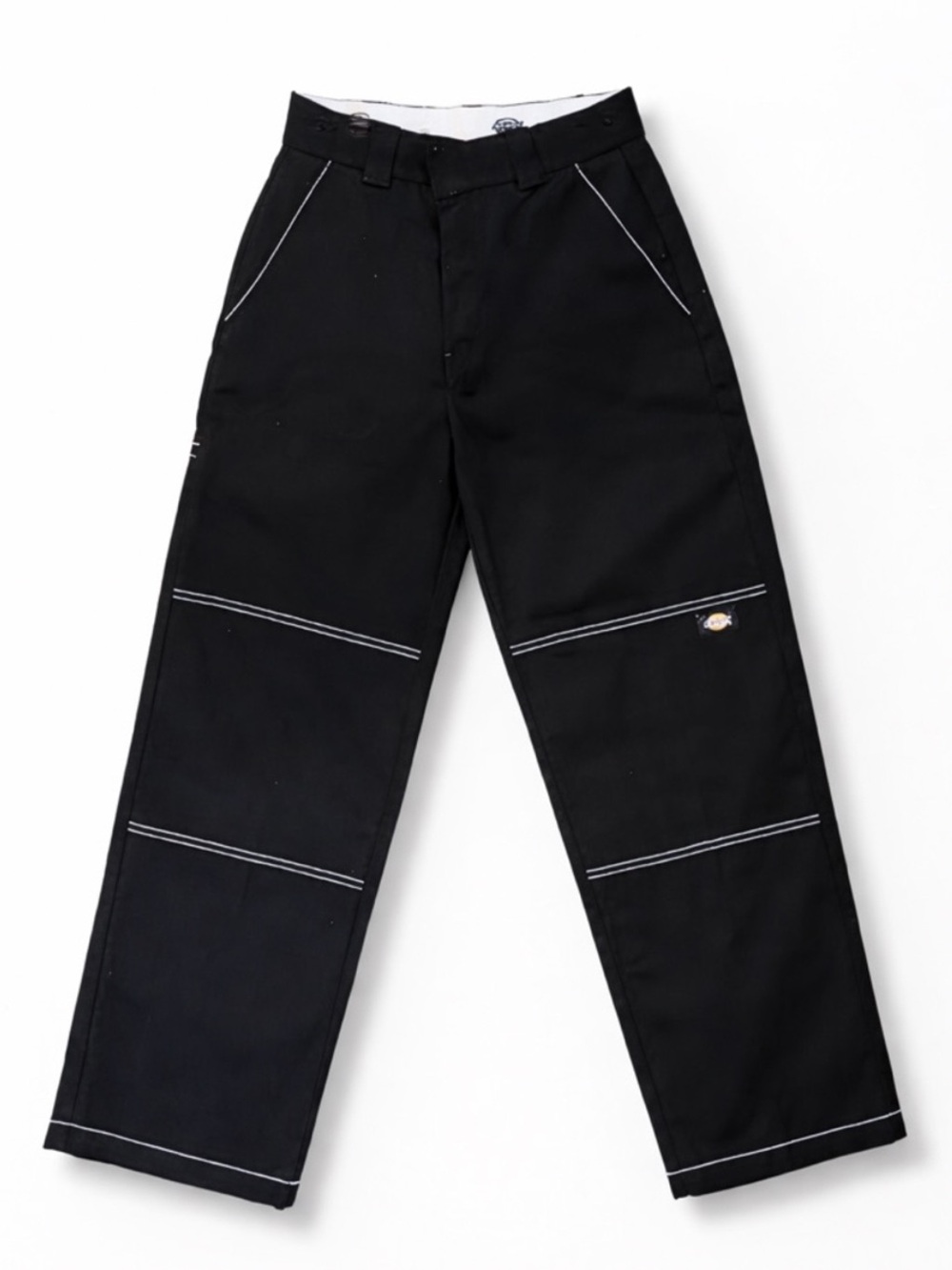 NWOT Dickies Black Pants with White Stitching